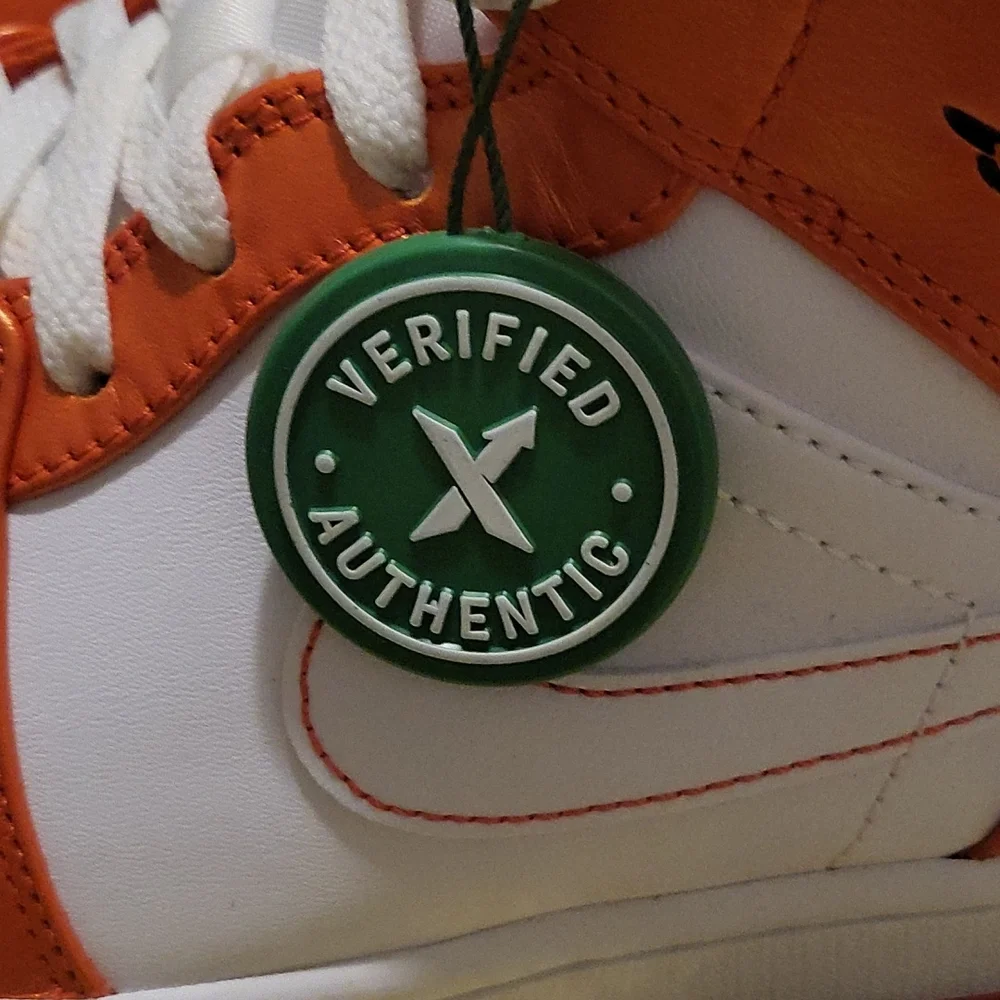 Jordan 1 Mid Metallic Orange - Picture 4 of 8